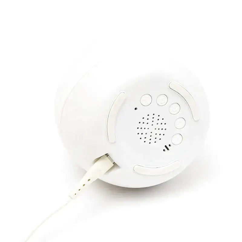 Réveil digital lapin en plastique blanc mat