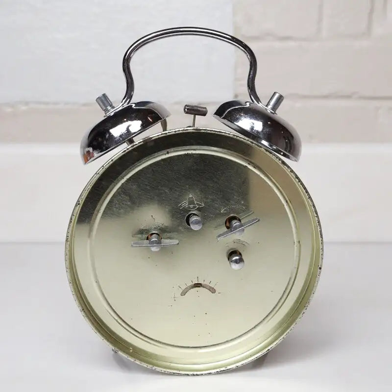 Réveil double cloche en métal illustré pour enfant