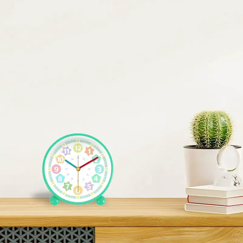 Réveil éducatif enfant avec chiffre multicolore