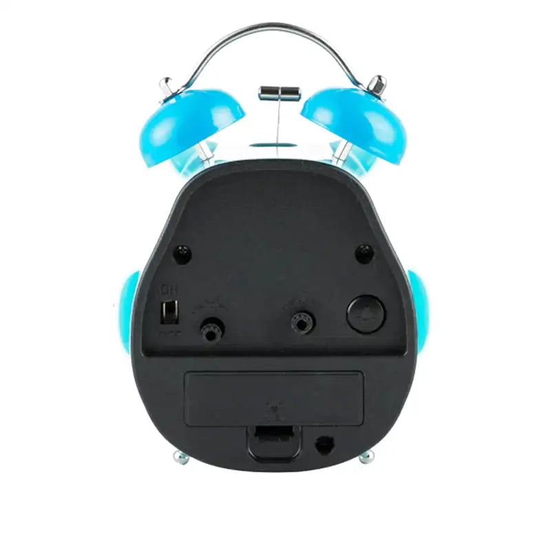 Réveil enfant en forme de hibou bleu plastifié