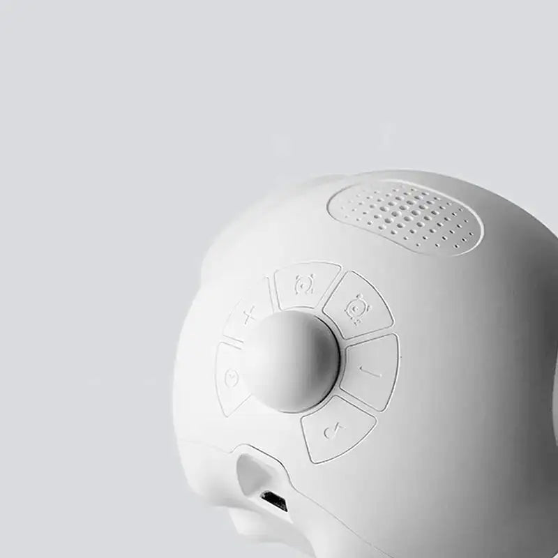 Réveil enfant rond blanc avec oreilles décoratives - Comptoir du Réveil -