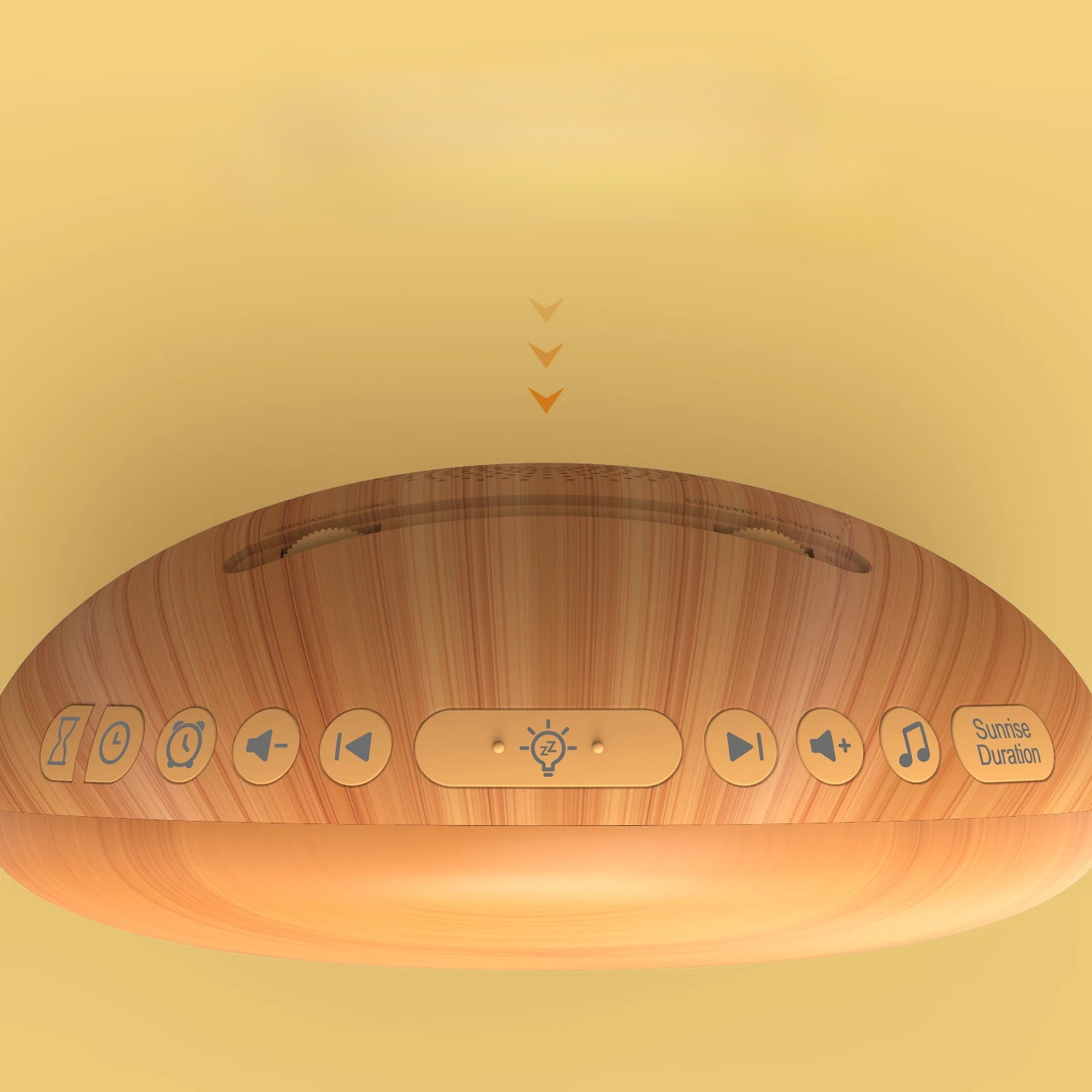 Réveil rond en bambou avec affichage numérique intégré -  - reveil-lumineux-et-son-de-la-nature - ["lumineux","Radio R\u00e9veil Lumineux"]