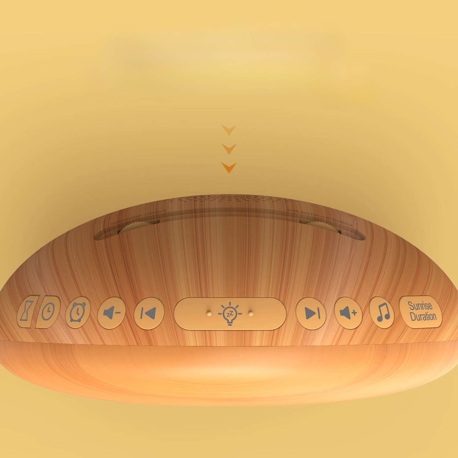 Réveil rond en bambou avec affichage numérique intégré -  - reveil-lumineux-et-son-de-la-nature - ["lumineux","Radio R\u00e9veil Lumineux"]