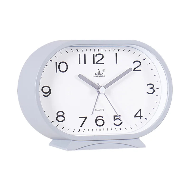 Réveil ovale rouge en plastique brillant -  - reveil-analogique-ovale - ["analogique","num\u00e9rique","petit","petit reveil","R\u00e9veil Analogique","simple"]