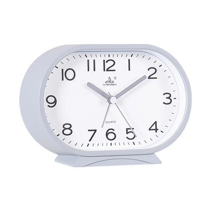 Réveil ovale rouge en plastique brillant -  - reveil-analogique-ovale - ["analogique","num\u00e9rique","petit","petit reveil","R\u00e9veil Analogique","simple"]