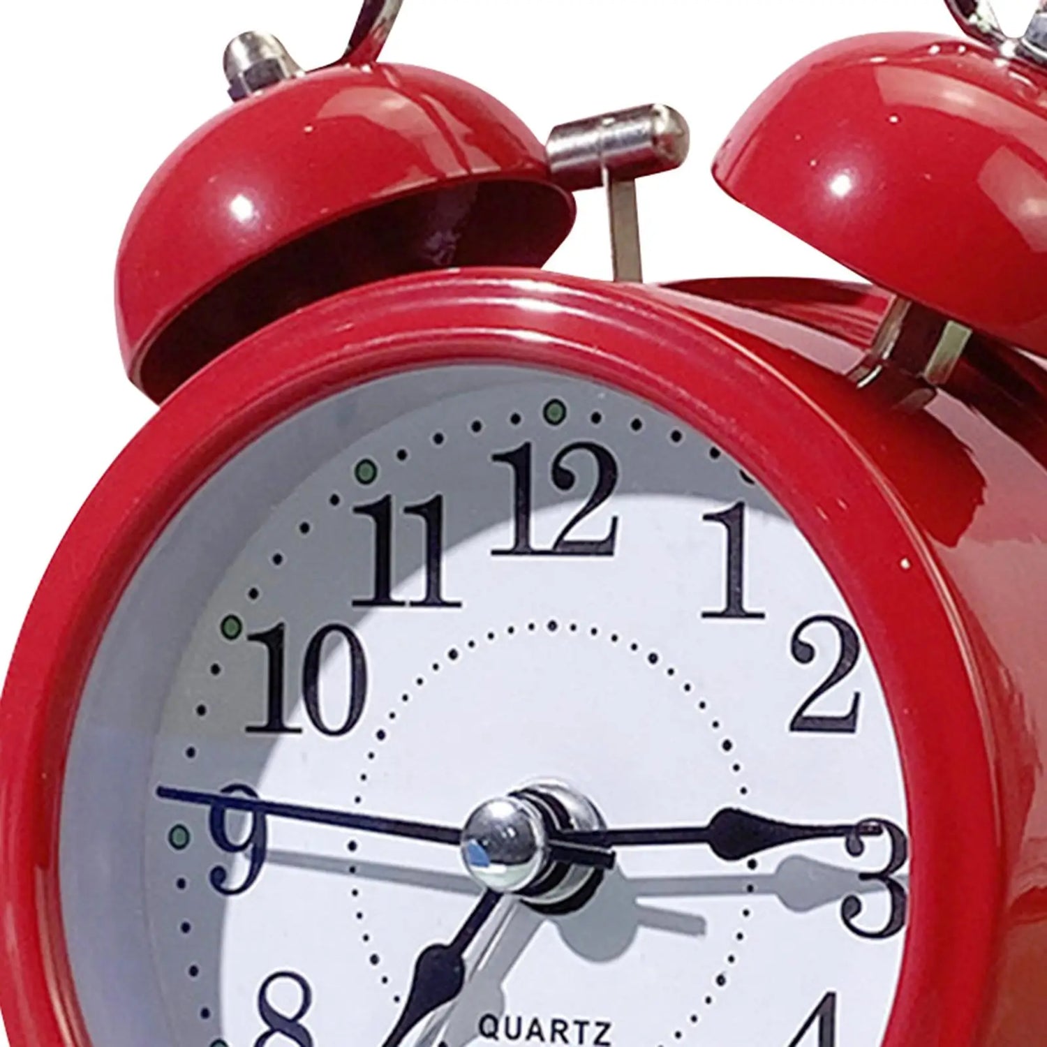 Réveil rétro en métal rouge à double cloche -  - reveil-vintage-cloche - []
