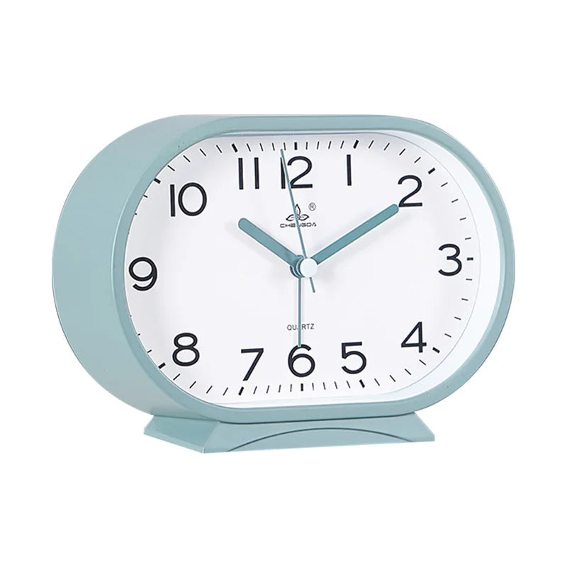 Réveil ovale rouge en plastique brillant -  - reveil-analogique-ovale - ["analogique","num\u00e9rique","petit","petit reveil","R\u00e9veil Analogique","simple"]