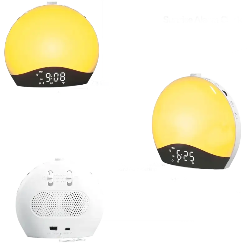 Radio réveil dôme dégradé lumineux avec affichage digital -  - radio-reveil-connecte-lumineux - ["bluetooth","connect\u00e9","digital","lumineux","lumi\u00e8re","num\u00e9rique","petit reveil","radio reveil connect\u00e9","Radio R\u00e9veil Lumineux","R\u00e9veil bluetooth","r\u00e9veil connect\u00e9","r\u00e9veil digital","simple","simulateur d'aube"]