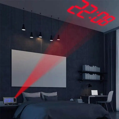 Radio réveil noir argent avec LED bleues et capteurs -  - radio-reveil-projecteur-design - ["digital","lumineux","num\u00e9rique","petit r\u00e9veil","projecteur","radio reveil projecteur","Radio R\u00e9veil Lumineux","r\u00e9veil digital","r\u00e9veil projecteur","simple"]