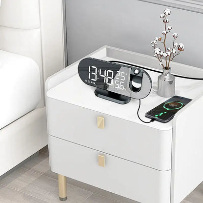 Radio réveil numérique noir avec projecteur et météo -  - radio-reveil-projecteur-plafond - ["connect\u00e9","digital","intelligent","num\u00e9rique","petit","projecteur","radio reveil connect\u00e9","radio reveil projecteur","r\u00e9veil connect\u00e9","r\u00e9veil digital","r\u00e9veil projecteur","simple"]