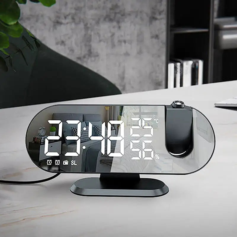 Radio réveil numérique noir avec projecteur et météo -  - radio-reveil-projecteur-plafond - ["connect\u00e9","digital","intelligent","num\u00e9rique","petit","projecteur","radio reveil connect\u00e9","radio reveil projecteur","r\u00e9veil connect\u00e9","r\u00e9veil digital","r\u00e9veil projecteur","simple"]