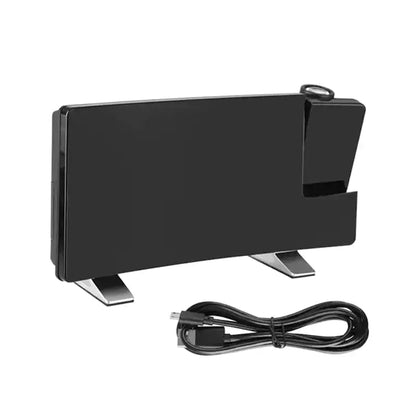 Radio réveil numérique noir avec projecteur LED bleu -  - radio-reveil-projecteur-ado - ["ado","digital","intelligent","lumineux","num\u00e9rique","petit","petit reveil","plastique","projecteur","radio reveil projecteur","Radio R\u00e9veil Lumineux","r\u00e9veil digital","r\u00e9veil projecteur","simple"]