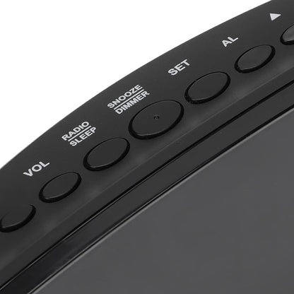 Réveil projecteur noir à affichage LED vert -  - radio-reveil-projecteur-usb - ["digital","Jour Nuit","num\u00e9rique","petit reveil","projecteur","radio reveil projecteur","r\u00e9veil digital","r\u00e9veil projecteur","simple"]