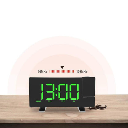 Réveil projecteur noir à affichage LED vert -  - radio-reveil-projecteur-usb - ["digital","Jour Nuit","num\u00e9rique","petit reveil","projecteur","radio reveil projecteur","r\u00e9veil digital","r\u00e9veil projecteur","simple"]