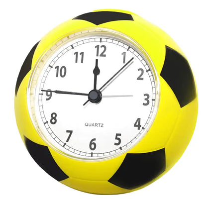 Réveil analogique en forme de ballon de foot vert -  - reveil-foot-analogique - ["analogique","R\u00e9veil Analogique"]