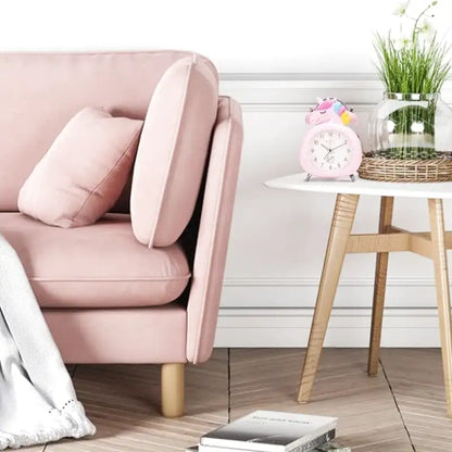 Réveil analogique licorne en plastique rose multicolore -  - reveil-enfant-licorne - ["analogique","enfant","fille","licorne","petit","petit reveil","r\u00e9veil analogique","r\u00e9veil enfant","r\u00e9veil licorne","simple","voyage"]