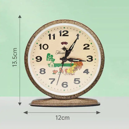 Réveil ancien mécanique effet bronze rouillé -  - vieux-reveil-mecanique - ["Jour Nuit"]