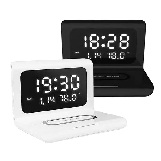 Réveil carré LED avec chargeur induction intégré -  - reveil-chargeur-a-induction-apple-et-samsung - ["digital","moderne","num\u00e9rique","petit reveil","r\u00e9veil digital","simple"]