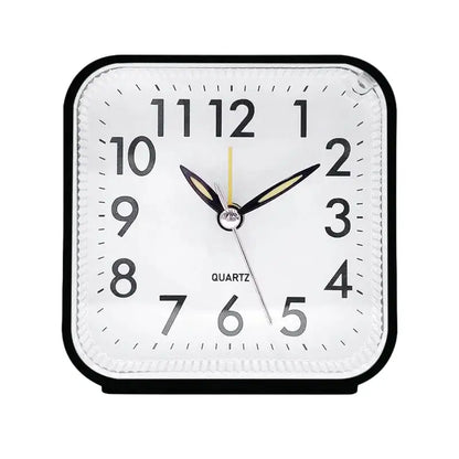 Réveil carré noire à chiffres contrastés -  - reveil-simple-avec-pile - ["carr\u00e9","Jour Nuit","pile","voyage"]