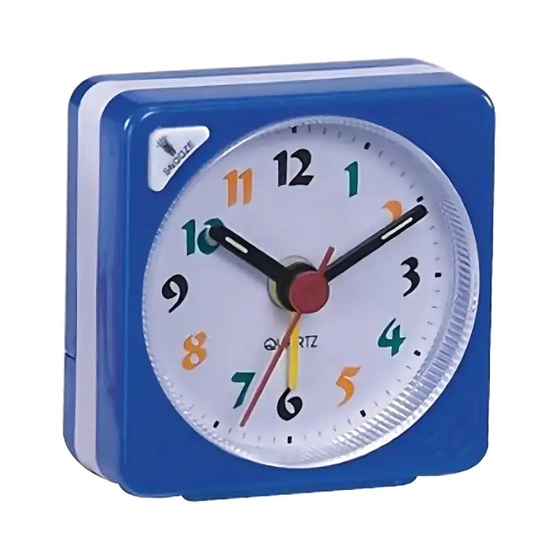 Réveil carré simple en métal style rétro