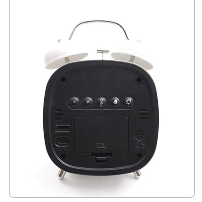 Réveil digital à LED en forme  de cloche design moderne