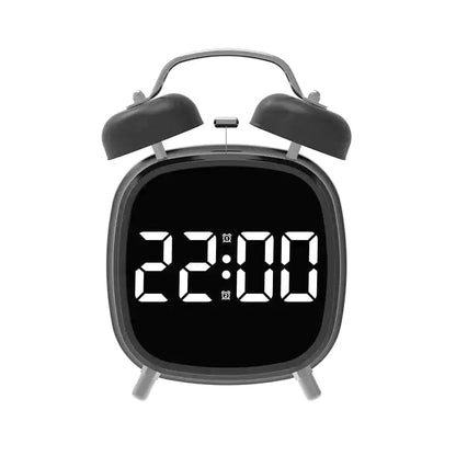 Réveil digital à LED en forme  de cloche design moderne
