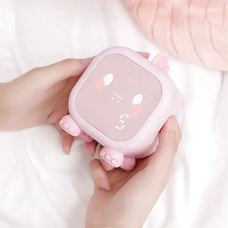 Réveil digital enfant en silicone vert pastel