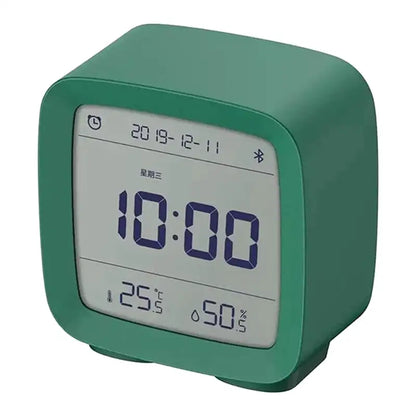 Réveil digital multifonction en plastique bleu sarcelle
