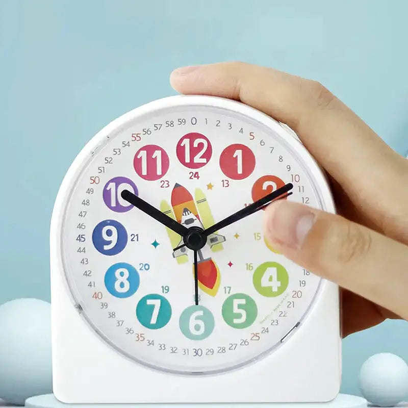 Réveil éducatif colorée pour futur enfant astronaute