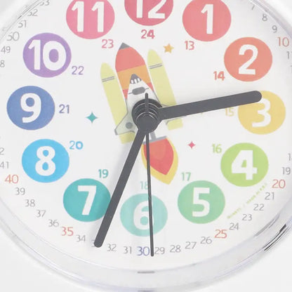 Réveil éducatif colorée pour futur enfant astronaute