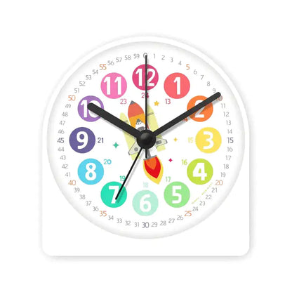 Réveil éducatif colorée pour futur enfant astronaute