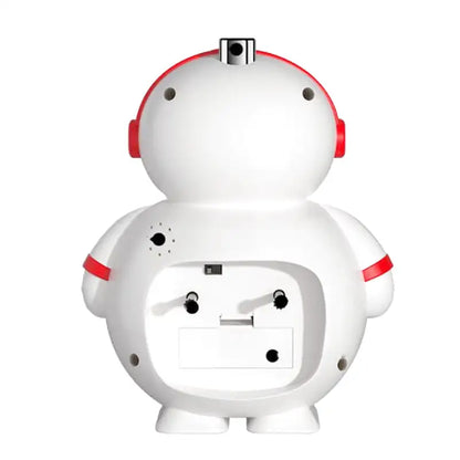 Réveil enfant en forme d’astronaute plastique bleu brillant - Comptoir du Réveil - 