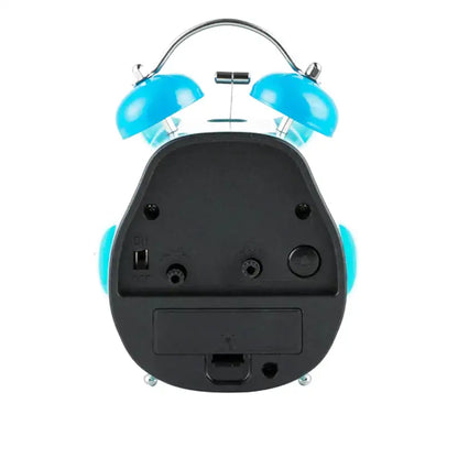 Réveil enfant en forme de hibou bleu plastifié