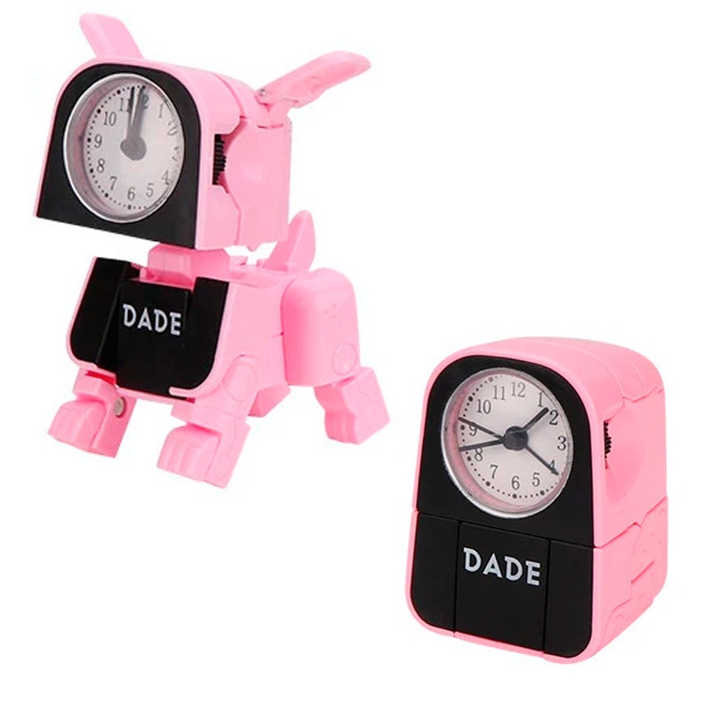 Réveil robot ludique en plastique bleu ciel -  - reveil-enfant-ludique - ["analogique","enfant","gar\u00e7on","ludique","petit","plastique","r\u00e9veil enfant"]