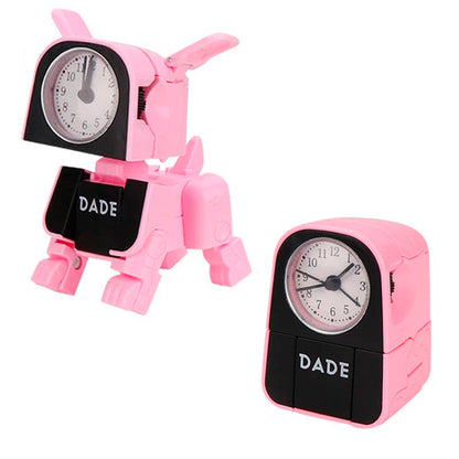 Réveil robot ludique en plastique bleu ciel -  - reveil-enfant-ludique - ["analogique","enfant","gar\u00e7on","ludique","petit","plastique","r\u00e9veil enfant"]