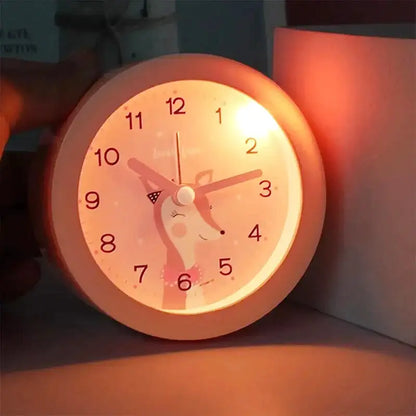 Réveil enfant rond motif animaux - Comptoir du Réveil - 