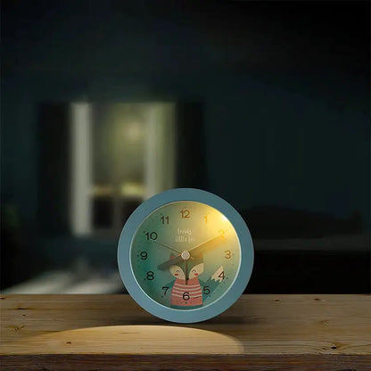 Réveil enfant rond motif animaux - Comptoir du Réveil - 