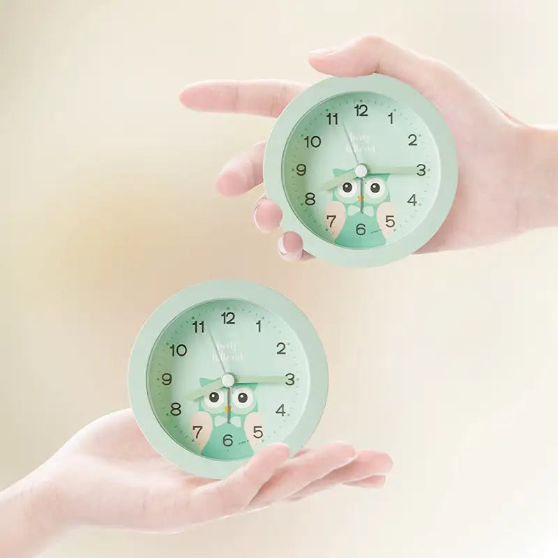 Réveil enfant rond motif animaux - Comptoir du Réveil - 