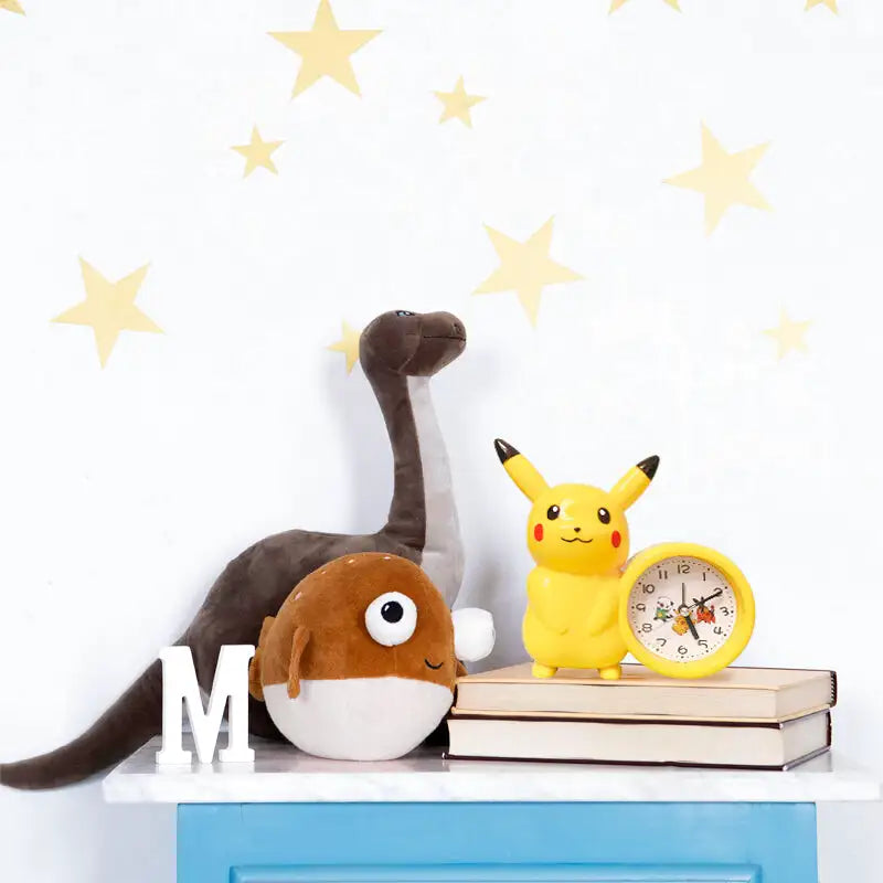 Réveil figurine jaune en plastique style dessin animé - Comptoir du Réveil - 