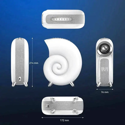 Réveil haut-parleur arc-en-ciel en tissu et plastique - Comptoir du Réveil - 