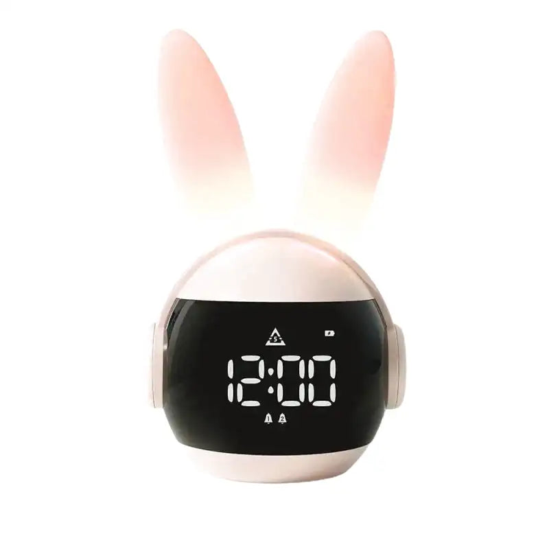 Réveil lapin numérique rose avec veilleuse intégrée -  - reveil-ado-fille - ["ado","digital","enfant","fille","gar\u00e7on","lapin","lumineux","num\u00e9rique","petit","Radio R\u00e9veil Lumineux","r\u00e9veil digital","r\u00e9veil enfant","simple","veilleuse"]