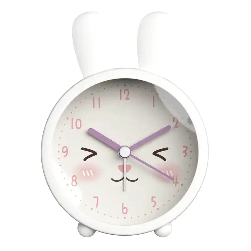 Réveil lapin rond en plastique vert menthe -  - reveil-fille-8-ans - ["ado","lumineux","Radio R\u00e9veil Lumineux"]