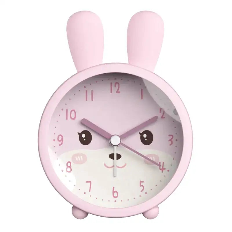 Réveil lapin rond en plastique vert menthe -  - reveil-fille-8-ans - ["ado","lumineux","Radio R\u00e9veil Lumineux"]