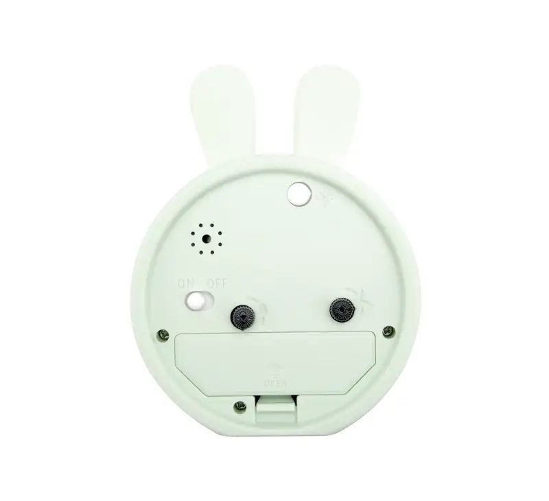 Réveil lapin rond en plastique vert menthe -  - reveil-fille-8-ans - ["ado","lumineux","Radio R\u00e9veil Lumineux"]