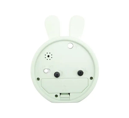 Réveil lapin rond en plastique vert menthe -  - reveil-fille-8-ans - ["ado","lumineux","Radio R\u00e9veil Lumineux"]