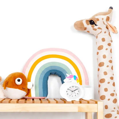 Réveil licorne en plastique avec porte-crayons intégré -  - reveil-licorne-avec-pile - ["Jour Nuit"]