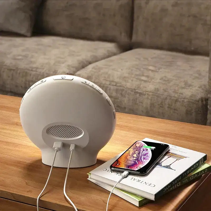 Réveil lumineux rond imitation lever de soleil -  - reveil-intelligent-avec-radio - ["intelligent","lumineux","Radio R\u00e9veil Lumineux","veilleuse"]