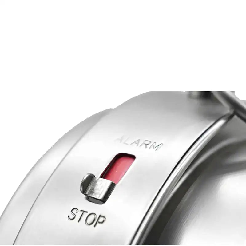 Réveil mécanique argenté avec dateur rétro -  - reveil-mecanique-vintage - ["Jour Nuit"]