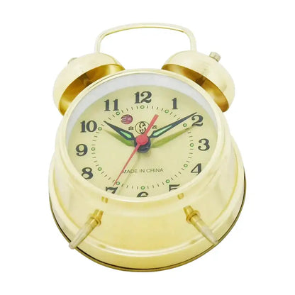 Réveil mécanique doré à double cloche vintage -  - reveil-mecanique-cloche - ["analogique","Jour Nuit","R\u00e9veil Analogique"]