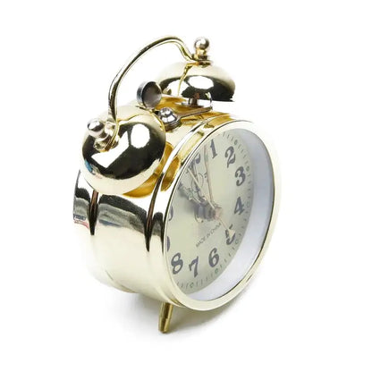 Réveil mécanique doré style rétro à doubles cloches -  - reveil-mecanique-avec-cloches - ["analogique","Jour Nuit","lumineux","Radio R\u00e9veil Lumineux","R\u00e9veil Analogique"]